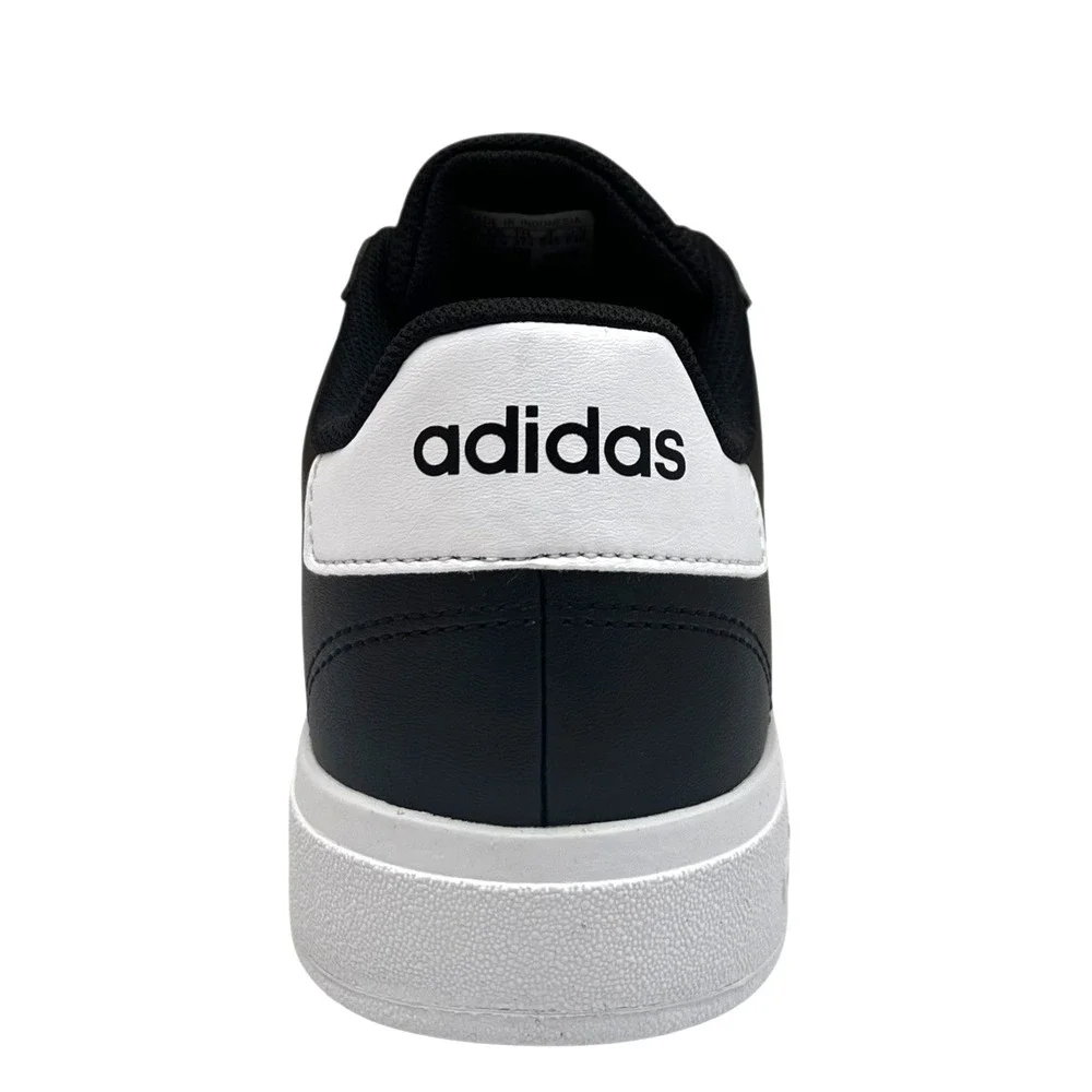 adidas Grand Court 2.0 Youth Boys Girls Sneaker Size 6 Black-White Low Top Shoes